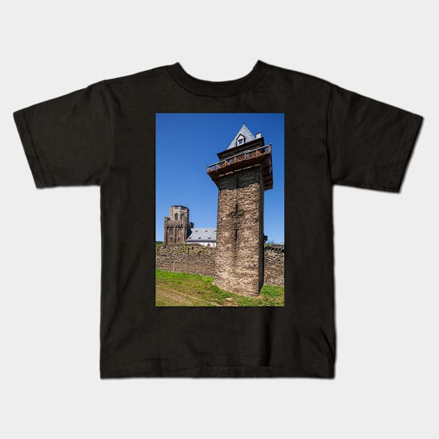 Old town, Oberwesel, Middle Rhine, Rhine, Rhineland-Palatinate, Germany Kids T-Shirt by Kruegerfoto